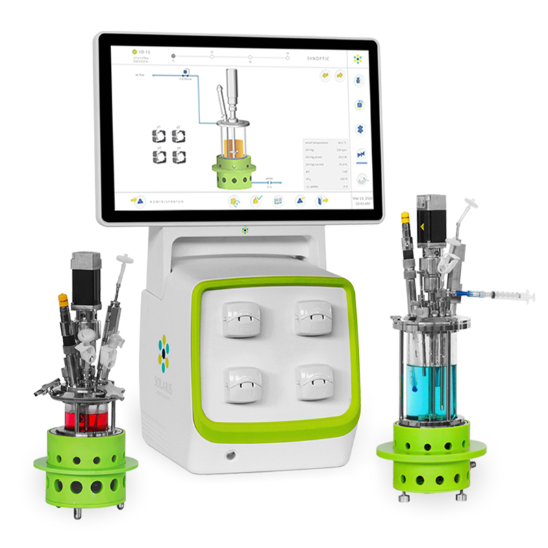Solaris IO 200-1000mL-台式微型生物反应器和发酵罐